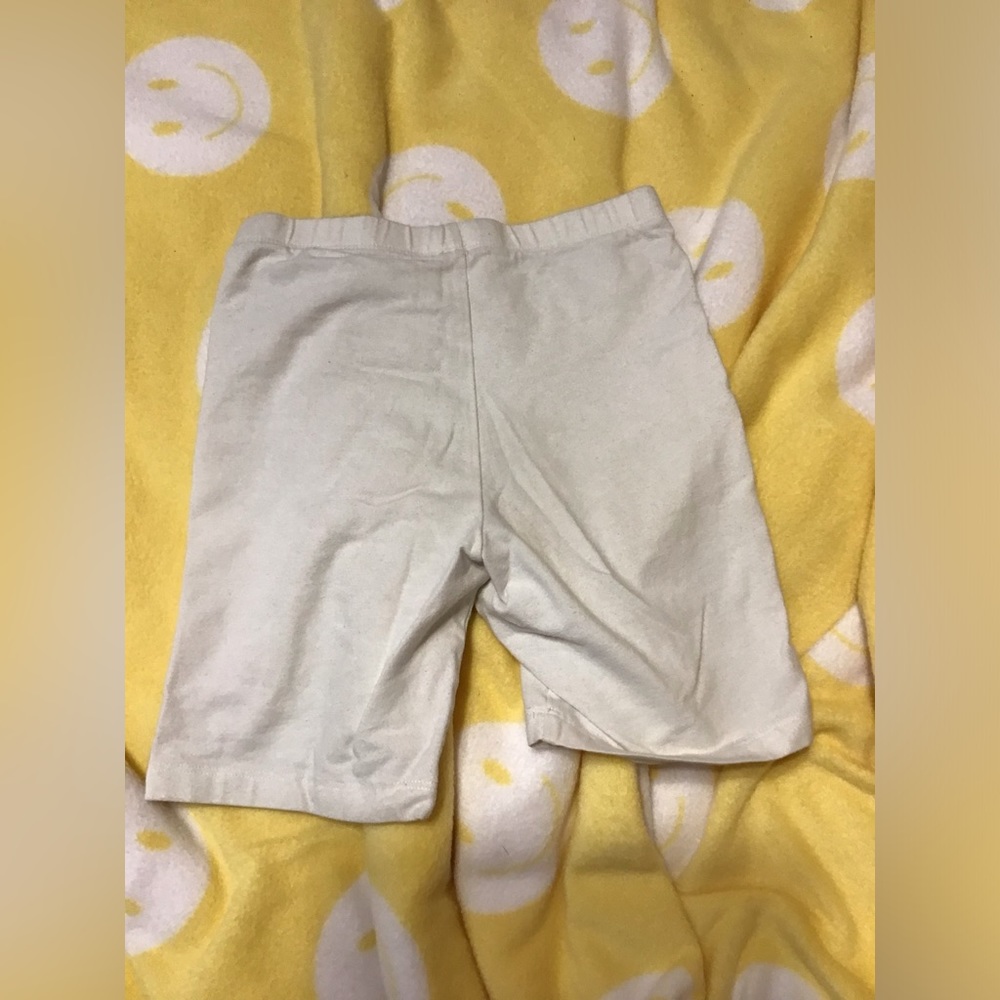 White Wonder Nation bike shorts
